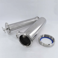 Boîtier de filtre en acier inoxydable personnalisé de qualité alimentaire/sanitaire pour lait/jus/bière/vin/boissons, filtre à sac lentique
