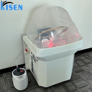 Ensemble de lit de lavage mobile Kisen pour salon de coiffure, spa capillaire portable avec réservoir d'eau, chauffage et thérapie à température constante - Product Image 6