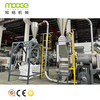 Machine de recyclage du plastique HDPE ABS PP haute capacité 300-3000 kg/h, machine à laver le plastique, machine à laver avec sécheuse