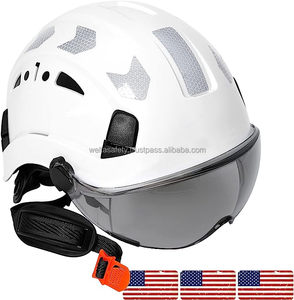 Casco de Seguridad WELTA PPE ABS con Certificación CE EN397 y ANSI Z89.1, Tipo Circular para Escalada y Rescate al Aire Libre - Product Image 3