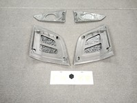 Pour Audi R8 V8 V10 2008-2015, lames latérales en fibre de carbone forgée, remplacement du panneau de porte, accessoires de voiture