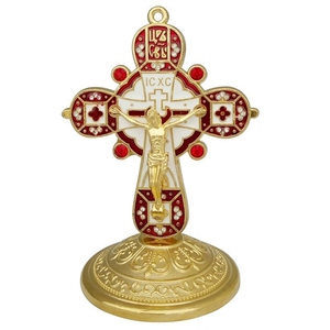 Cinq images orthodoxes de Jésus Reliques religieuses traditionnelles de la croix du bas utilisées pour la prière - Product Image 5