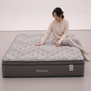 Matelas de lit moderne et simple en mousse compressée sous vide 120*200 en boîte pour chambre, hôtel, appartement LZ24M11 Space – Vente en gros Foshan - Product Image 3