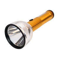 Lampe de poche en aluminium avec lumière latérale LED Torche de plongée extérieure étanche et rechargeable