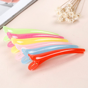 Candy Color Jelly Duckbill Hair Clips 12 Cm Solid Color Daily Use - Product Image 1