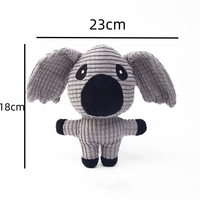 Jouet en peluche pour animaux de compagnie, très populaire, en velours côtelé, jouet à mâcher couineur pour chien, jouet amusant en peluche pour animaux