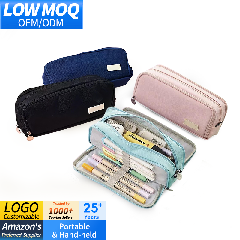 Plastic Pencil Pouch Clear Storage for Stationery