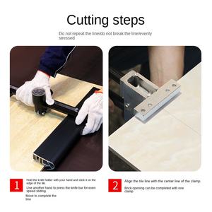 Haute précision zéro erreur 4 rangées roues grande brique roche <span class=keywords><strong>plaque</strong></span> sol mur carrelage coupe-<span class=keywords><strong>verre</strong></span> poussoir <span class=keywords><strong>de</strong></span> type T - Product Image 5