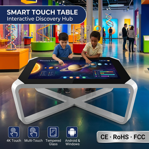 Tavolo da Caffè Interattivo con Schermo Touch LCD 4K HD Smart per Gaming, Educazione e Intrattenimento per Bambini, Sistema Android/Windows - Product Image 1