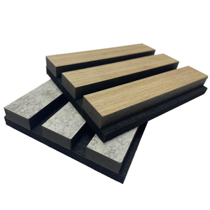 Panel Acústico de Pared de PVC Ecológico, Ignífugo, Insonorizante, con Líneas Curvas, Impresión Colorida, Negro o Blanco, Poliéster, <span class=keywords><strong>Akupanel</strong></span> - Product Image 6