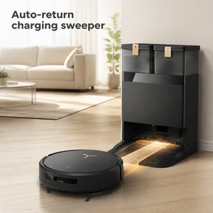 หุ่นยนต์ดูดฝุ่นและถูพื้น ECOVACS DEEBOT X8 PRO OMNI, แรงดูด 18000Pa, ระบบล้างตัวเอง OZMO ROLLER, ระบบป้องกันผมพันกัน ZeroTangle 2.0, ระบบป้องกันขอบฝุ่น TruEdge 3D - Product Image 1