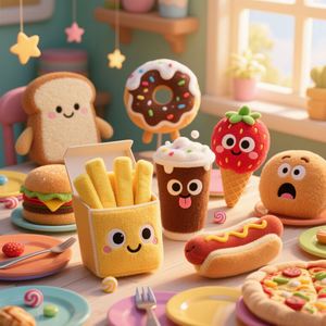 Servicio Integral de Adquisición de Peluches de Comida, Diseño Personalizado al por Mayor, Peluche de Comida Personalizado - Product Image 1