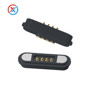 Paso de carga de resorte Pogo Pin chapado en oro 2,8mm 5V2A Carga de energía Conector magnético de 4 pines - Product Image 5
