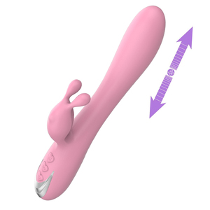 Vibrador de Conejo 2 en 1 Recargable por USB, Silicona de Grado Alimenticio, 10 Velocidades, 100% Impermeable, Vibrador de Bienestar Íntimo para Mujeres - Product Image 1