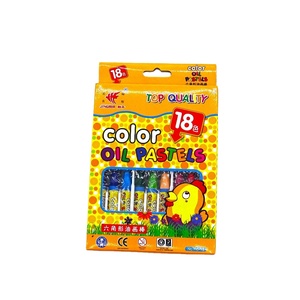Pastels <span class=keywords><strong>à</strong></span> <span class=keywords><strong>l</strong></span>'<span class=keywords><strong>huile</strong></span> hexagonaux non toxiques, 18 couleurs, crayons <span class=keywords><strong>à</strong></span> <span class=keywords><strong>l</strong></span>'<span class=keywords><strong>huile</strong></span> lisses pour enfants et adolescents - Product Image 1