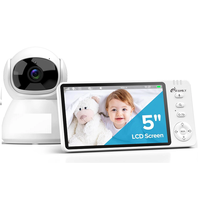 Nouveau moniteur bébé VB603 Pro 720p avec caméra sans fil 5 pouces 2.4G conversation bidirectionnelle téléphone bébé cri son détection de température moniteur bébé