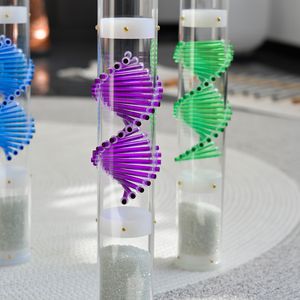 Jinfang - Instrumento de Sonido Terapéutico con Sonido Continuo de Lluvia, Sonajero de Lluvia DNA con Bolsa de Transporte <span class=keywords><strong>para</strong></span> Aliviar el Estrés y Baños de Sonido - Product Image 6