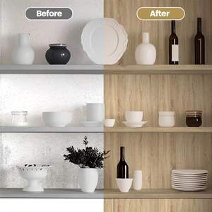 ORON <span class=keywords><strong>DECO</strong></span> - <span class=keywords><strong>Papel</strong></span> Tapiz Autoadhesivo de PVC con Textura de Madera, Grueso, 3D, para Decoración del Hogar, Rollos de <span class=keywords><strong>Papel</strong></span> Tapiz Autoadhesivos para Cocina - Product Image 4