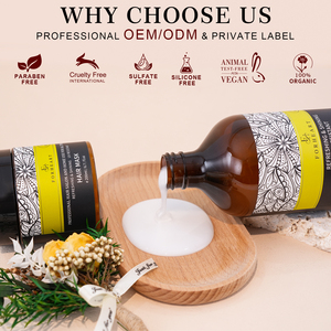 Shampooing et après-shampooing personnalisés avec logo, rafraîchissant pour le cuir chevelu, équilibrant le pH, contrôlant l'excès de sébum, nourrissant et pour une brillance saine - Product Image 2