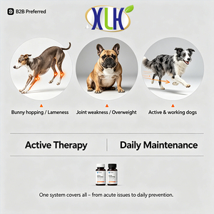 Kit de Reparación Activa de Articulaciones y Mantenimiento Diario para Perros y Gatos, Tabletas de Glucosamina, Condroitina y Eucommia, Paquete Doble, Suplemento para Mascotas - Product Image 4
