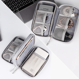 Bolsa de viaje digital impermeable <span class=keywords><strong>accesorios</strong></span> electrónicos estuche de almacenamiento Lager capacidad oreja teléfono organizador bolsa - Product Image 2
