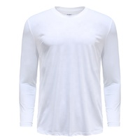 Maillot de sport personnalisé de haute qualité avec logo par sublimation, coupe ample, manches longues, séchage rapide, respirant, UPF 50+, pour hommes