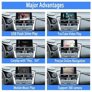 (bssy) Adaptador Mirror Link Box Bus para Lexus <span class=keywords><strong>GX</strong></span> 400 460 2009-2020, Actualización de Radio Auxiliar con Pantalla OEM Android y Volante <span class=keywords><strong>Linux</strong></span> - Product Image 6