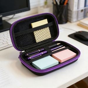 กระเป๋าใส่น้ำมันหอมระเหยอเนกประสงค์ EVA 6 ช่อง ใส่ขวดโรลออนขนาด 5 มล. ป้องกันการลื่นไถล กระเป๋าจัดระเบียบสำหรับเดินทาง - Product Image 2