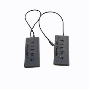 Etiquetas colgantes de plástico con logotipo en relieve para reloj, marca personalizada hecha a mano, de alta calidad - Product Image 4