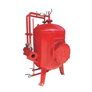Pressure proportioning fire extinguishing Horizontal foam bladder tank