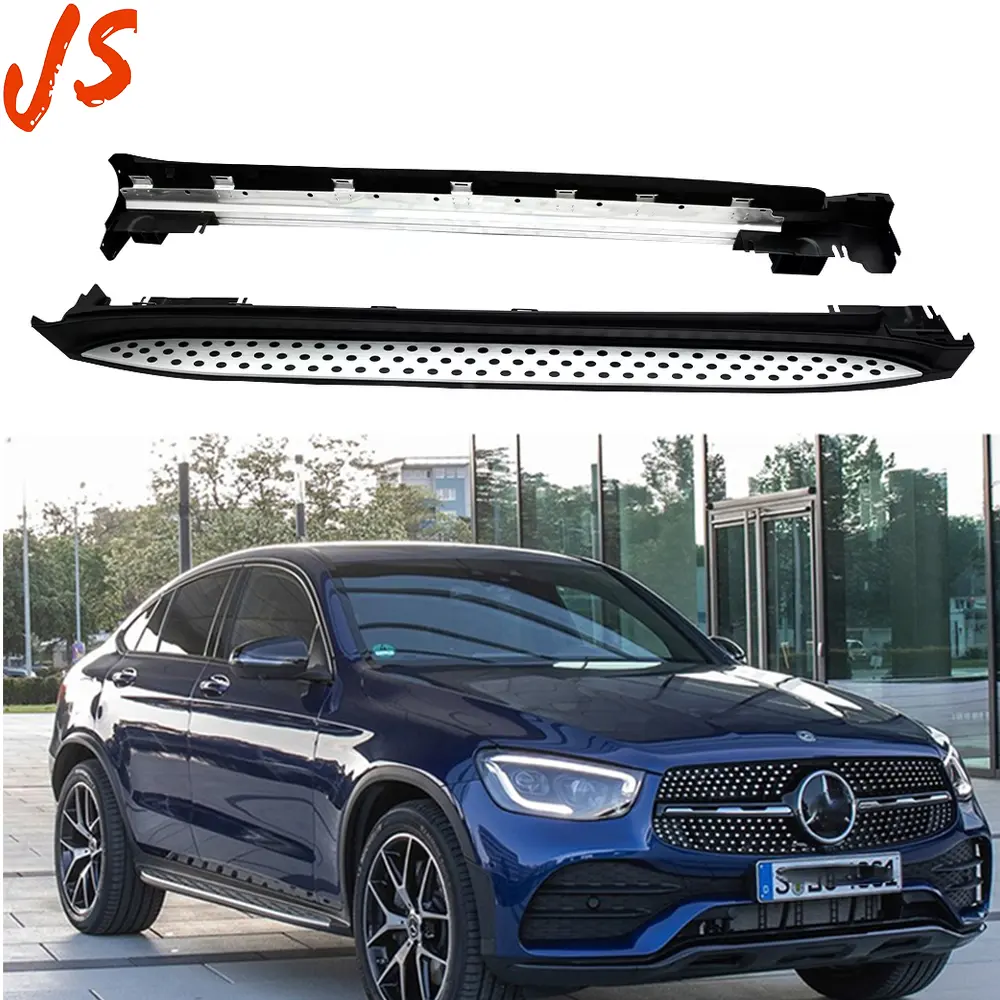 High quality and preferential aluminum SUV running boards for BENZ GLC