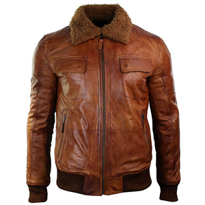 Top Trending Product Leather <b>Jackets</b> For Men Custom Made New Design Long Sleeve Men Leather <b>Jacket</b> Available All Sizes - Product Image 1