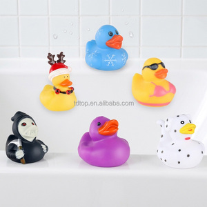 Vente en gros de mini-canards en caoutchouc flottants, écologiques, non toxiques, avec logo personnalisé, certifiés sûrs, pour la baignade des bébés, promotionnels - Product Image 1