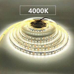 Bande LED Flexible 4000K Blanc Neutre SMD2835 DC12V/24V IP20 Garantie 3 Ans Solution d'Éclairage Résidentiel - Product Image 1