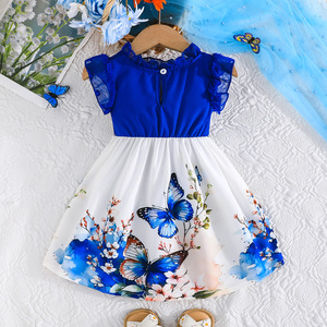 ชุดเดรสเด็กผู้หญิงขายส่งจากโรงงาน ลายดอกไม้ ลูกไม้ แขนกุด สำหรับงานทางการ งานเลี้ยง หรือใส่ลำลอง สำหรับเด็กทารกและเด็กอายุ 6 เดือน-3 ปี - Product Image 2