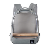 Sac à dos de transport transparent personnalisé pour oiseaux et perroquets avec perchoir intégré, respirant et poreux, type cage pour animaux de compagnie