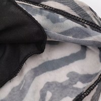SHENZHU 2026 Nouvelle Robe Femme Tendance Automne Coupe Ajustée Manches Longues Dos Nu Imprimé Animal Col Rond à Nouer 5039846