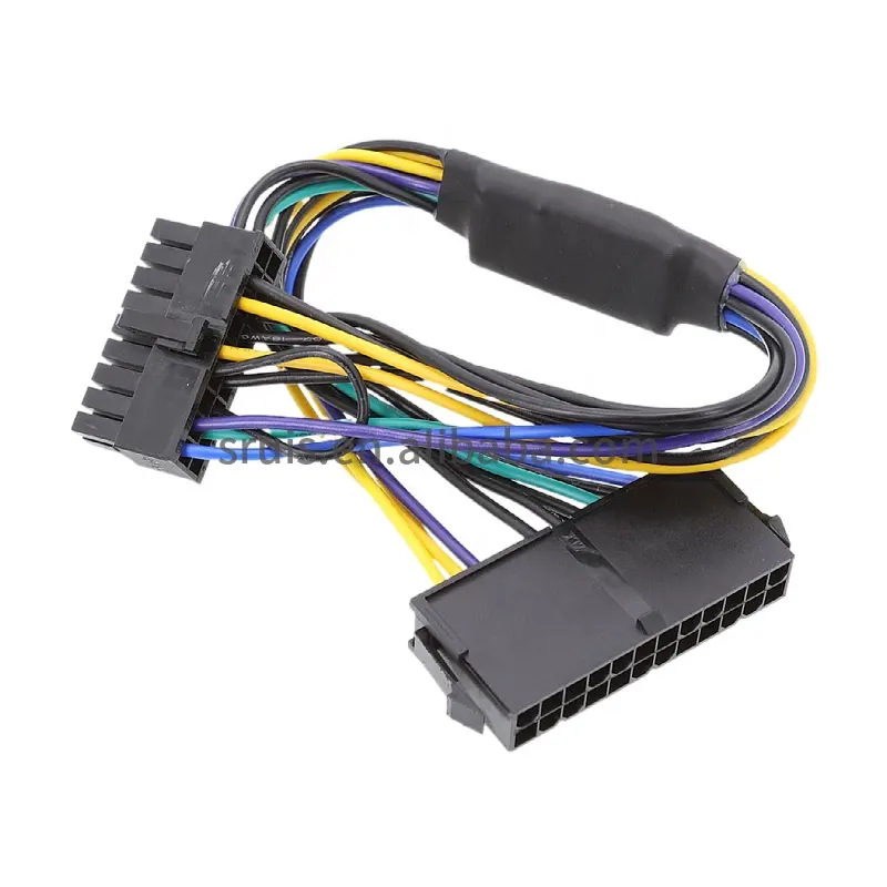 PSU ATX 24Pin to 18Pin Adapter Converter Power Cable Cord for HP Z420 Z620 Desktop Workstation Motherboard 18AWG 30CM