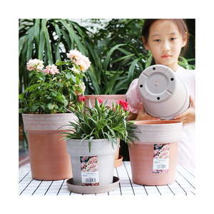 Vente en gros Pots <span class=keywords><strong>de</strong></span> fleurs en plastique personnalisés pour plantes d'intérieur Bonsaï Plantes Jardinage Cultiver <span class=keywords><strong>Pot</strong></span> <span class=keywords><strong>de</strong></span> fleurs pour usage domestique - Product Image 2