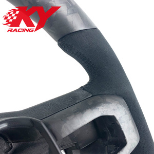 Volant personnalisé en fibre de carbone forgée mate pour Ford Raptor F150 XLT STX Rattler Limited SuperCrew 3.5TKing Ranch F250 F350 - Product Image 2