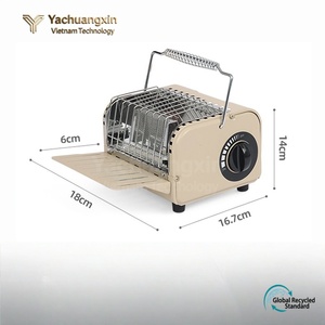 Calentador de Gas Portátil para Exteriores, Mini Estufa de Camping con Asa de Transporte, Color Beige - Product Image 6