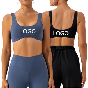 Wholesale U-Back Women Yoga Bras Buttery Soft Workout Gym Racerback Crop  Tank Sexy Sports Sleeveless Shirt Athletic Tops - China Sports Bras and  High Impact Sports Bras price