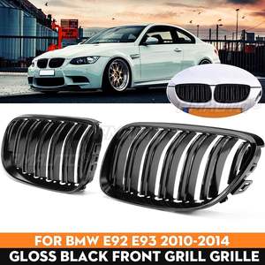 Paire de grilles de calandre avant noires brillantes pour BMW Série 3 E92 E93 Facelift 2010-2014 316i 320d 320i 323i 325d 325i 330i - Product Image 1