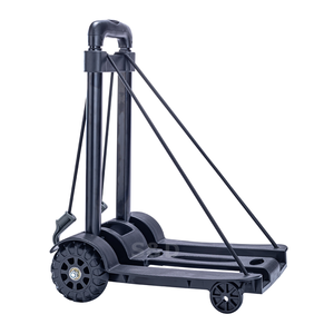 कॉम्पैक्ट मिनी स्टील कोलैप्सिबल टेलीस्कोपिक लाइटवेट फ्लैट फोल्डिंग पोर्टेबल शॉपिंग रिट्रैक्टेबल लगेज हैंड ट्रॉली कार्ट ट्रक - Product Image 2