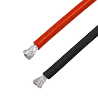 Câble électrique en silicone à haute température, isolé, multi-brins, cuivre étamé, calibre 10 AWG, fil en silicone