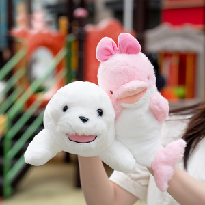 For <strong>Princess</strong> Cute Plush Stuffed Animal Hand <strong>Puppet</strong> Stress Relief Healing Comfort Toy Ventriloquism Doll PP Cotton Mesh - Product Image 4