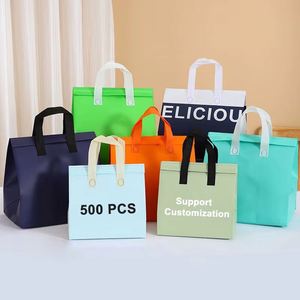 Bolsas Térmicas Reutilizables para Almuerzo, de Tela No Tejida con Lámina de Aluminio, Aislamiento Térmico para Entrega de Alimentos, Venta al Por Mayor - Product Image 1