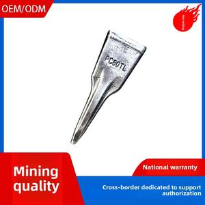 هيتاشي EX-70/6-8T/210RC أجزاء حفارة أسنان دلو مقاومة للاهتراء أسنان صخرية للأسنان كسر الجليد شاحنة بناء مزورة - Product Image 2