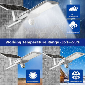 Nuevo producto <span class=keywords><strong>Venta</strong></span> caliente WIFI 4G Cámara DE SEGURIDAD IP65 Impermeable DC24V 500W Aluminio PC SMD Carreteras urbanas LED Farola <span class=keywords><strong>solar</strong></span> - Product Image 3