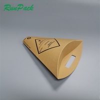 Boîtes d'emballage personnalisées avec logo, cônes en papier crépon, porte-cônes en papier crépon